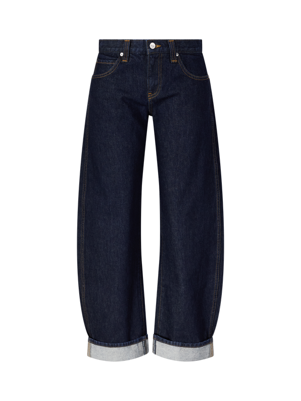 Wide-Leg Jeans 'Karo' Dunkelblau