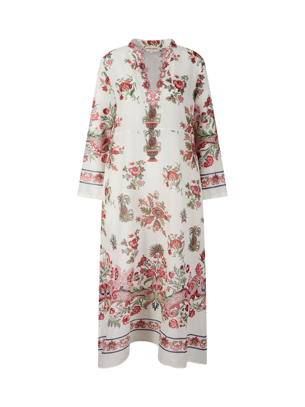 Floraler Kaftan 'Giada' Rot