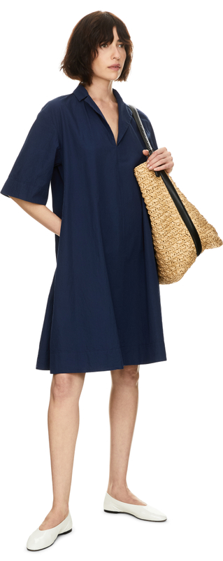 Midikleid 'Mark' Marineblau