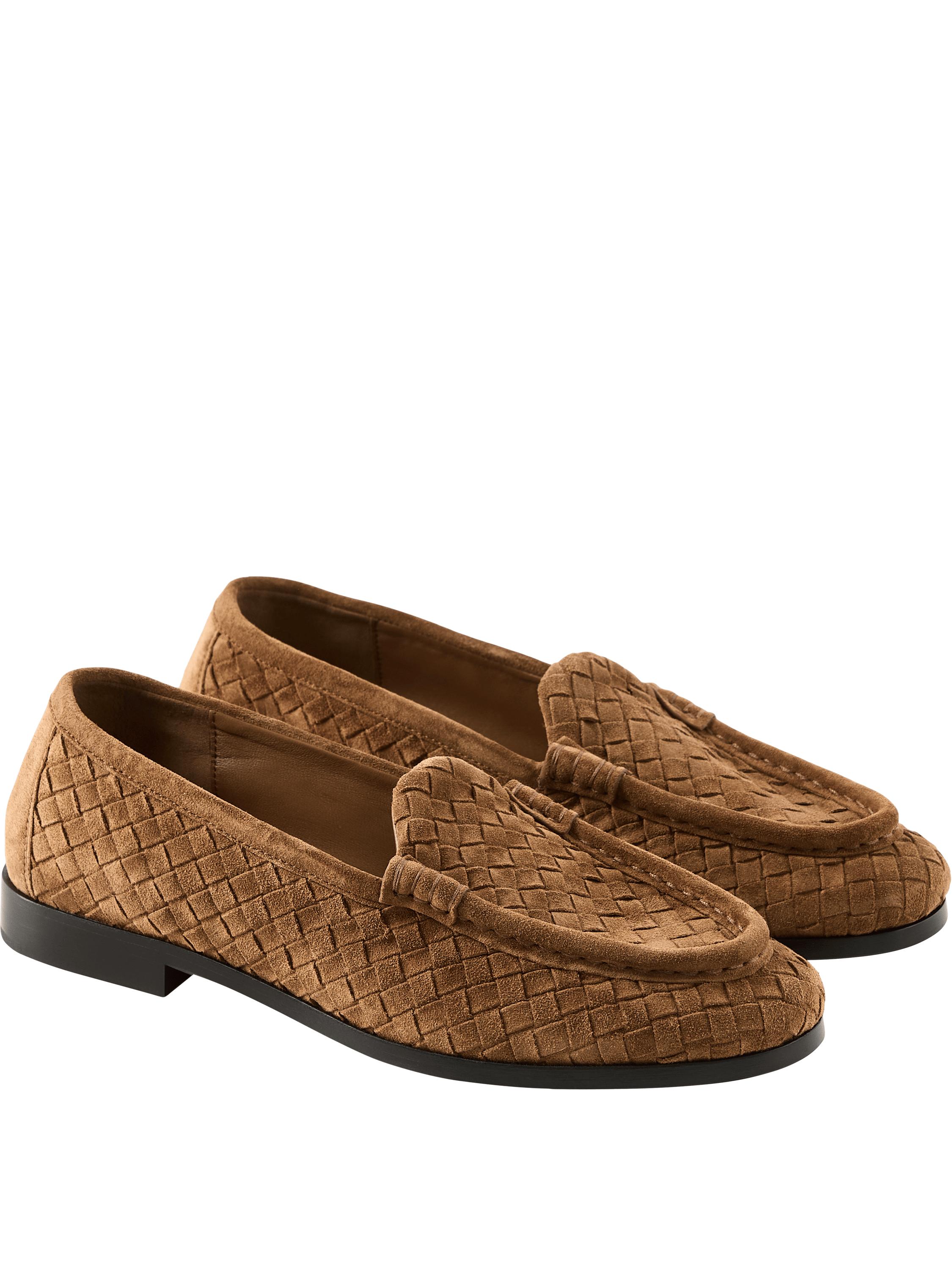 Bottega Veneta Loafer 'Silenzio' Dark Caramel, Rückansicht – UNGER.DE