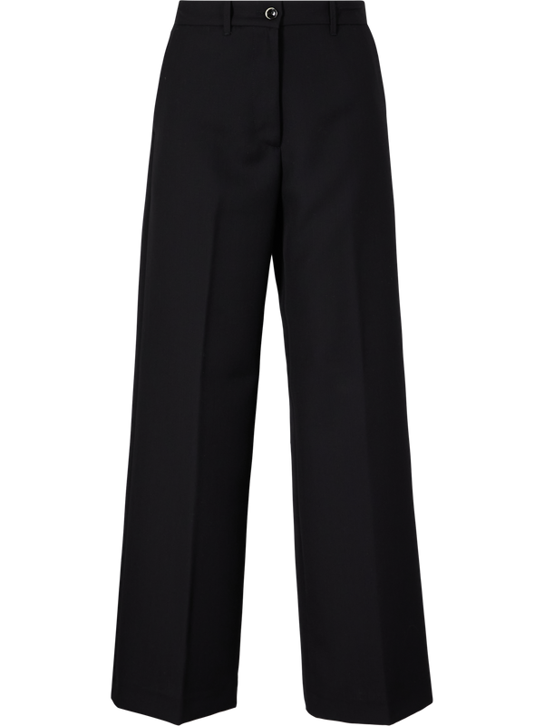 Weite Wollhose 'Fiamma Boy' Schwarz