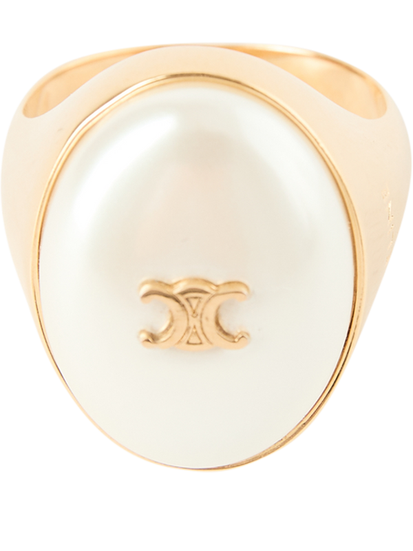 Ring 'Les Perles' Gold/Ivory