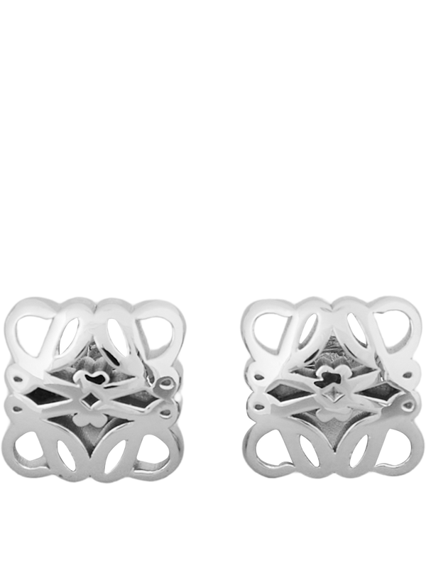 Earrings 'Bombé Anagram' silver