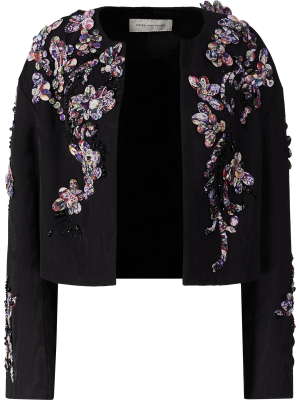 Cropped-Jacke 'Vonda' Schwarz