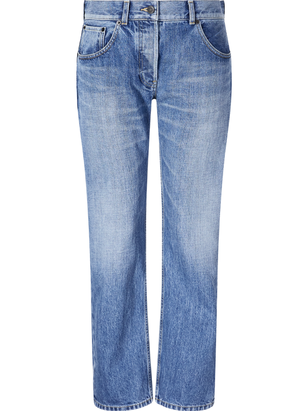 Straight-leg jeans 'Fima' mid blue