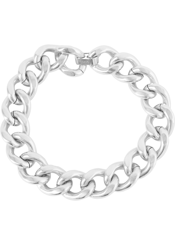 Oversize Choker Halskette Silber