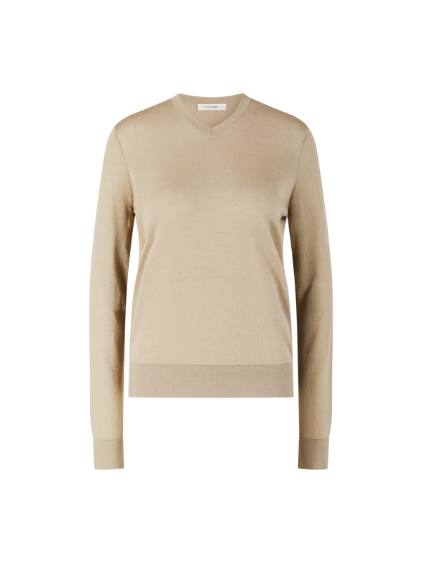 Cashmere-Seidenpullover 'Ondre' Taupe