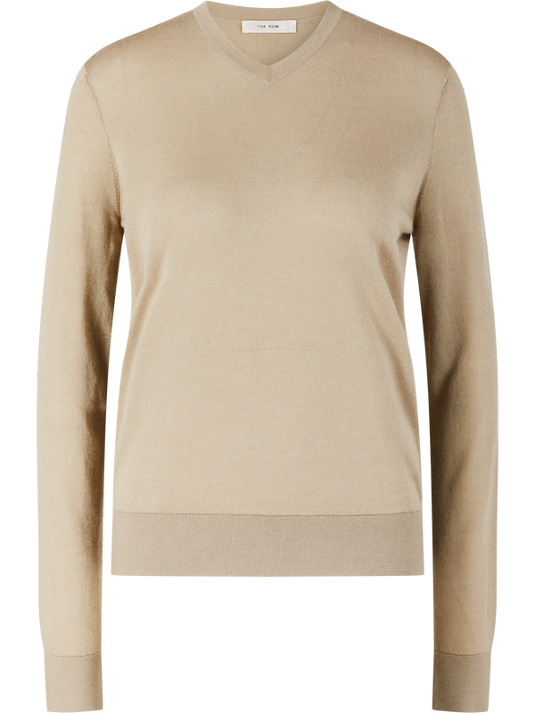 Cashmere-Seidenpullover 'Ondre' Taupe