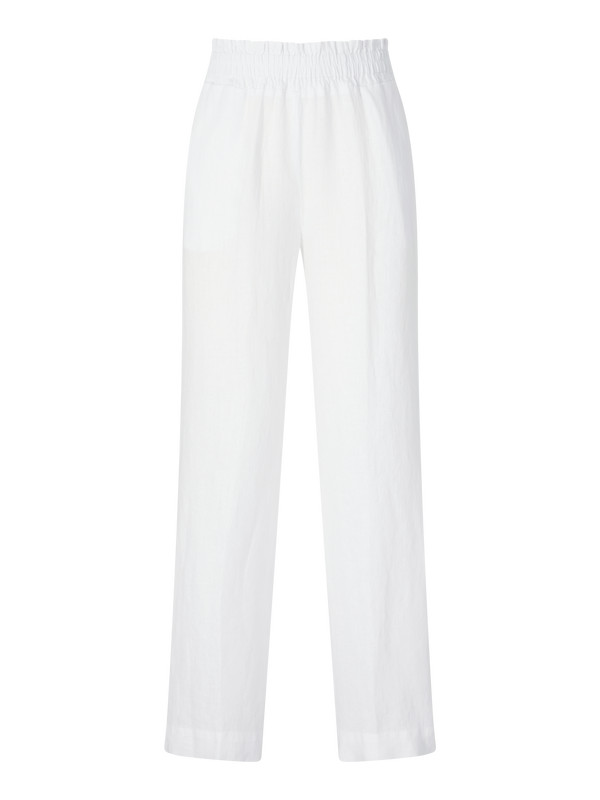 Leinenhose 'Fran' Weiß