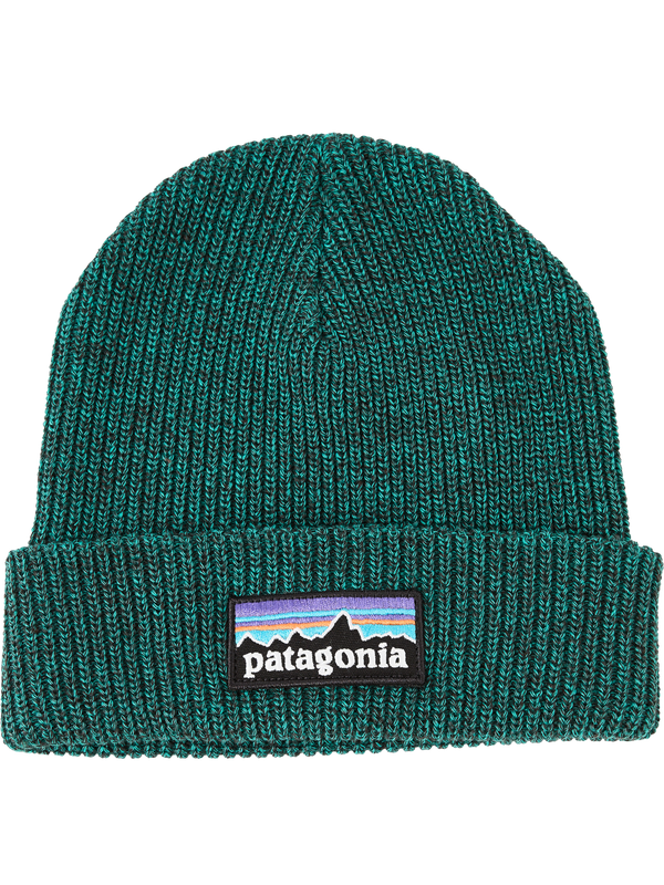 Beanie mit Logo-Patch Dunkelgrün