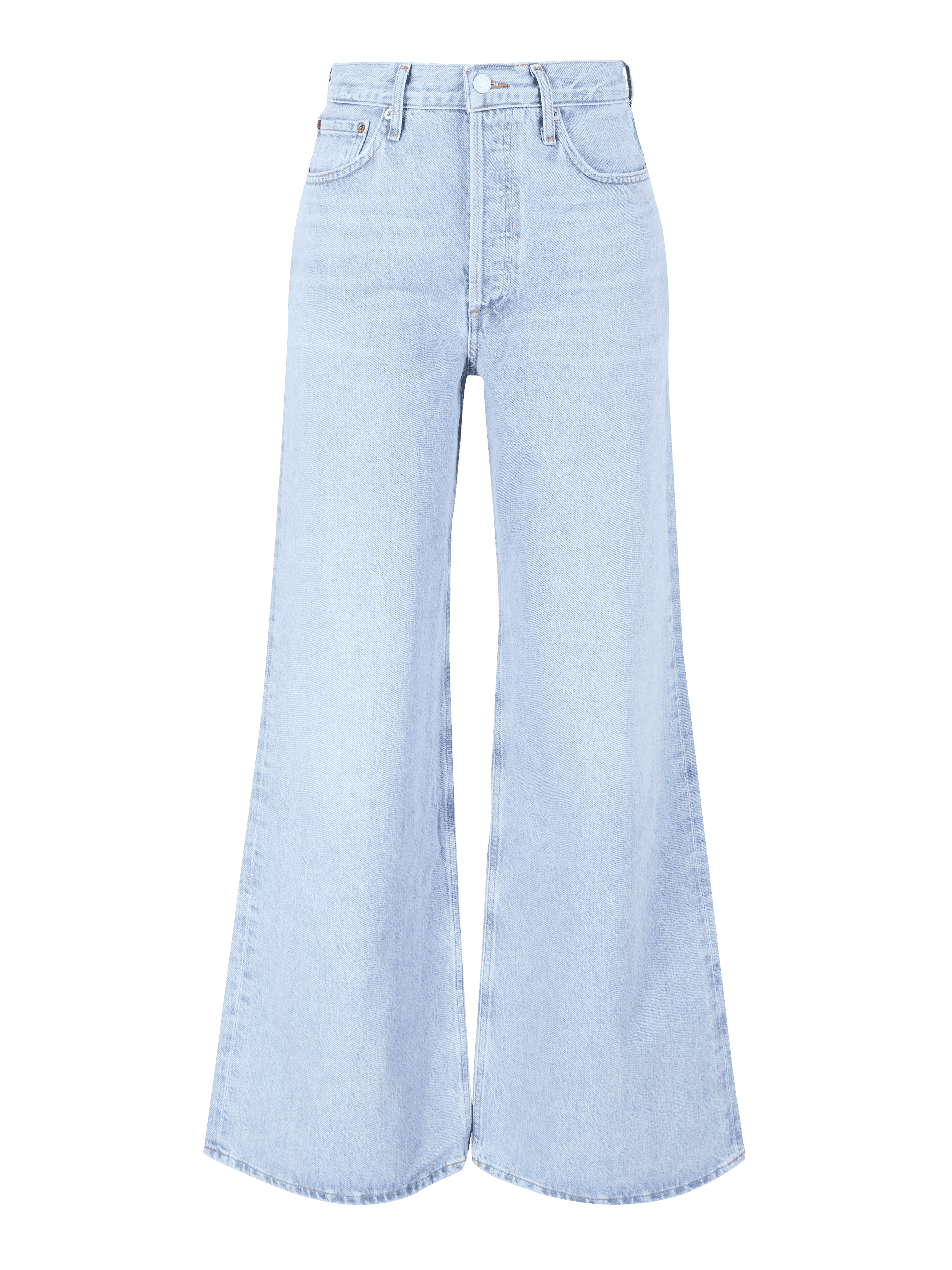 Relaxed-Fit-Jeans Hellblau