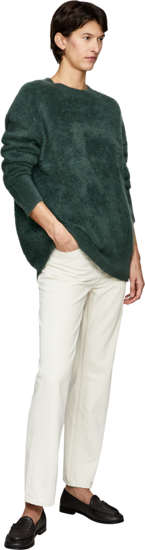 'Darlina Brushed' Forest cashmere jumper