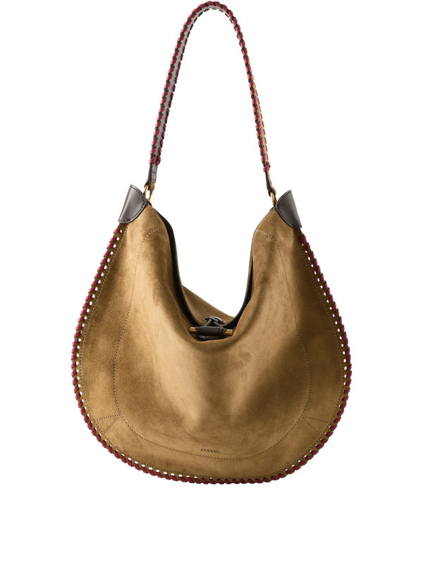'Oskan Hobo Soft' Shoulder Bag – Taupe Cherry