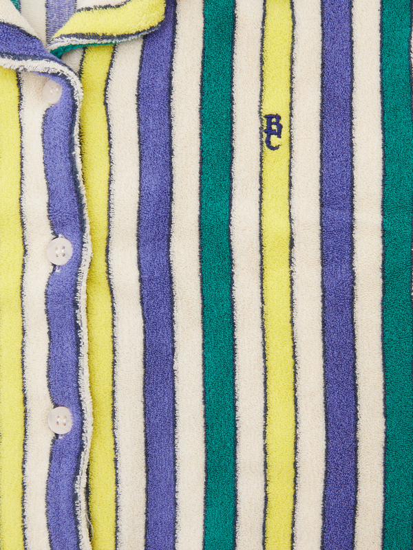 Gestreiftes Frottee-Hemd Multi