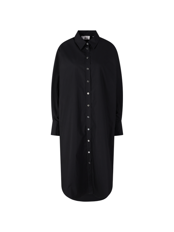 Midikleid 'The Poplin' Schwarz