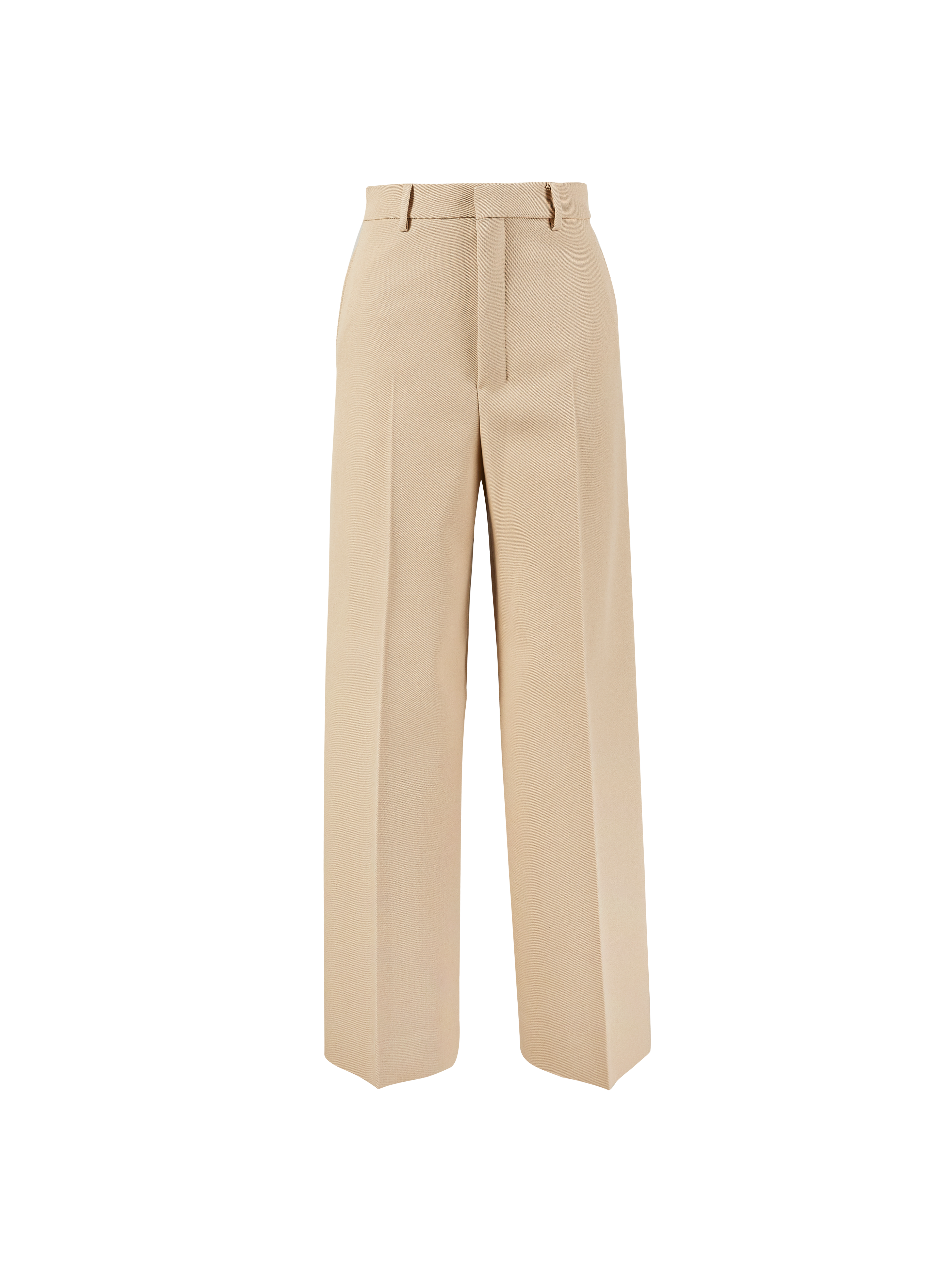 Schurwoll-Hose Beige