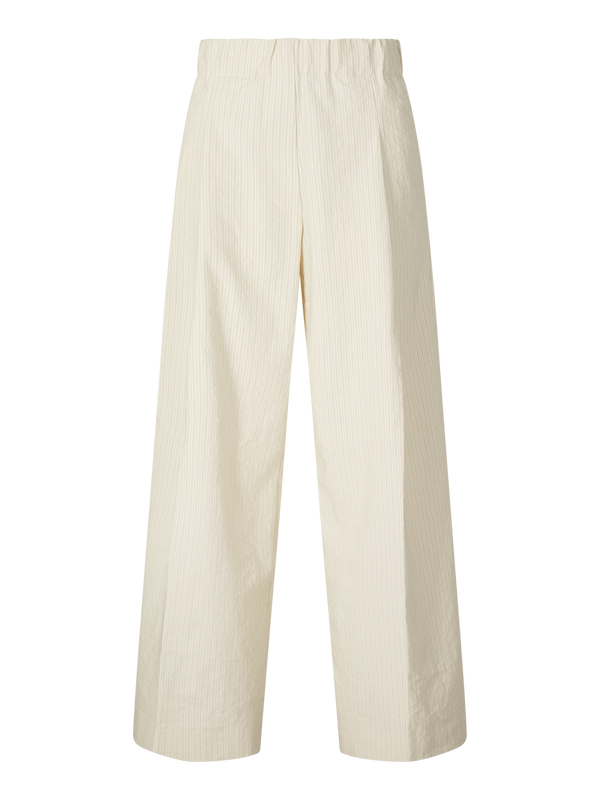 Stoffhose 'Pila' mit Nadelstreifen Ecru