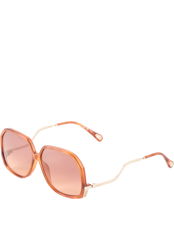 Sonnenbrille 'Wavy' Rust Havana