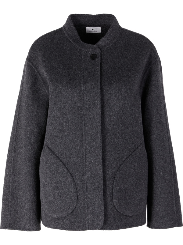 'The One' Grey Melange Wool and Cashmere Jacket
