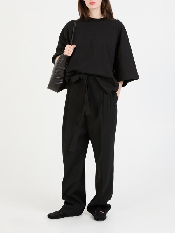 Wool trousers 'Lonan' black