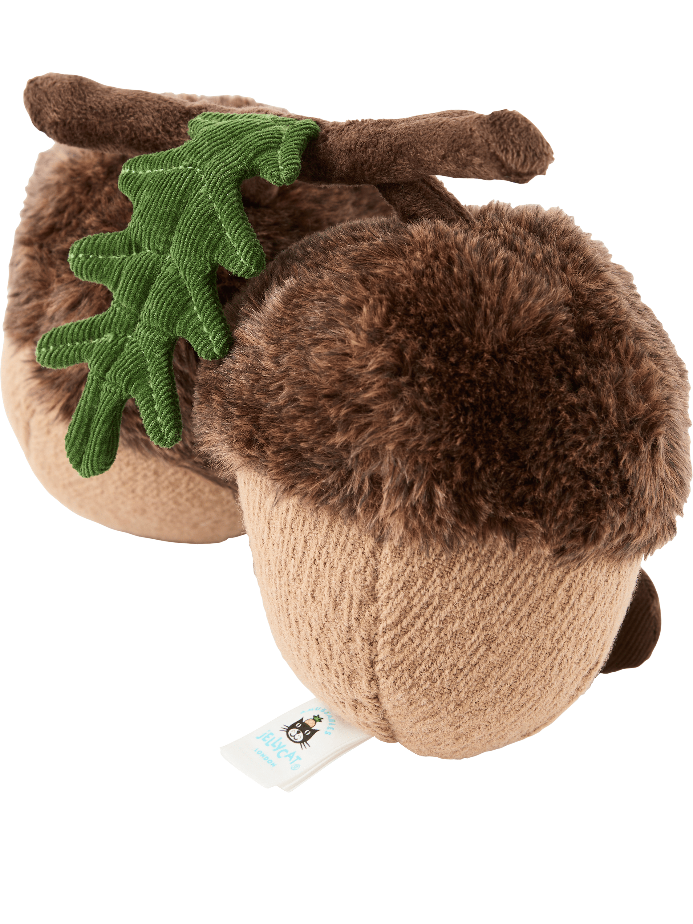 Jellycat Ltd Kuscheltier 'Amuseables Ort Tum Acorns' Braun, Frontansicht – UNGER.DE