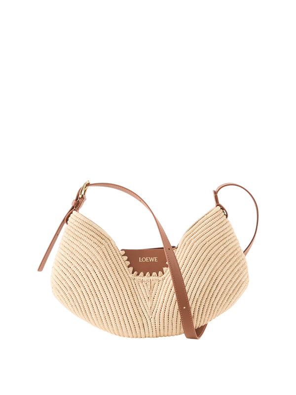 Schultertasche Paula's Ibiza 'Swing Medium' Natural/Tan