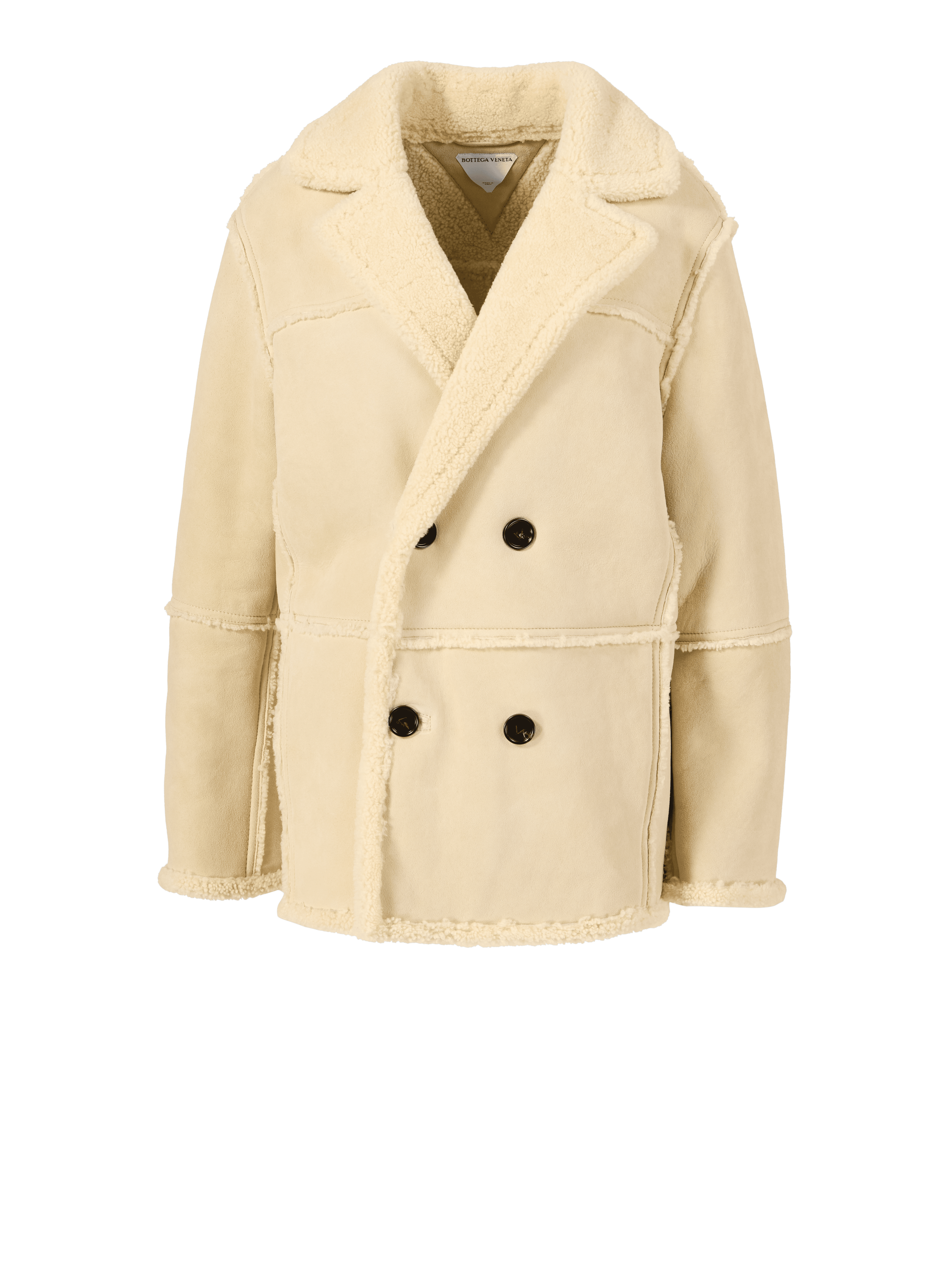 Lammfelljacke Beige