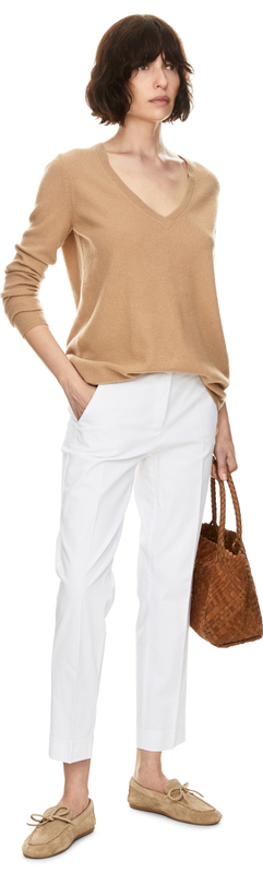 Stoffhose 'Kiana' Weiß