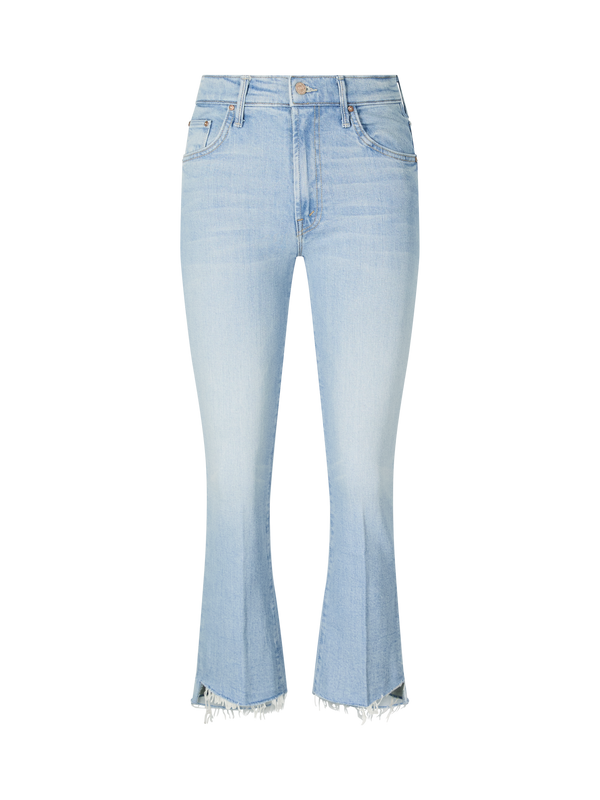 Cropped-Jeans 'The Insider Step Fray' Hellblau