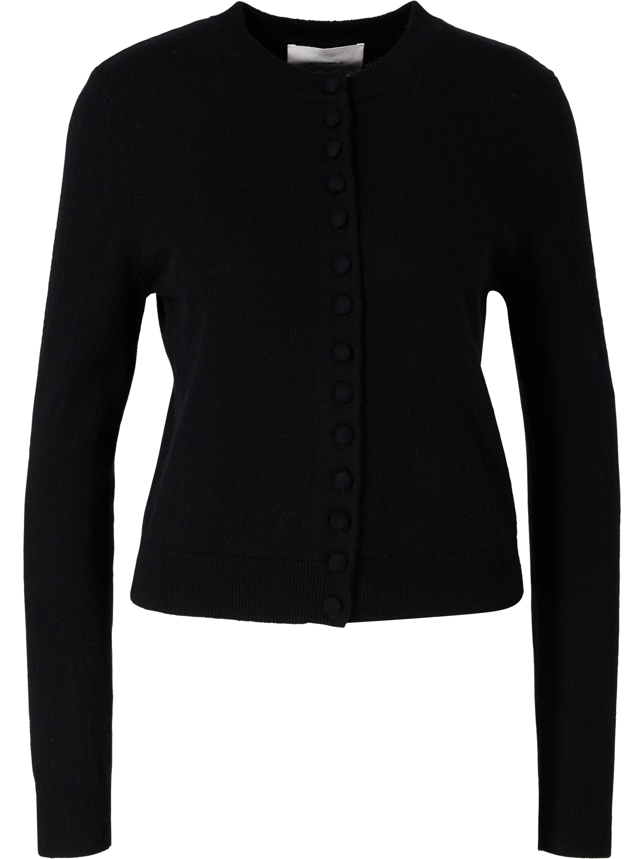 'Wilona' Black Cashmere Cardigan