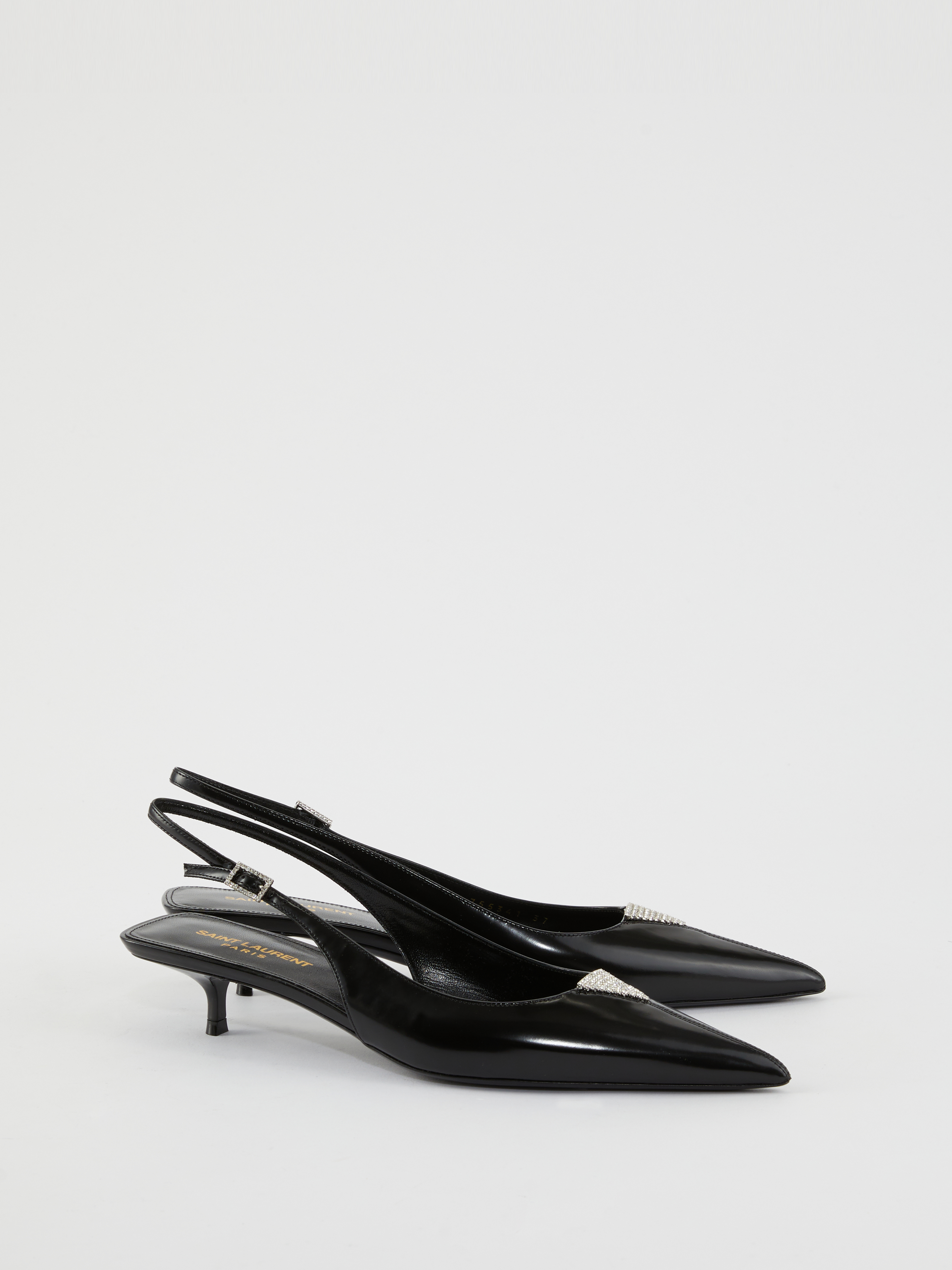 Black slingback pumps closed toe online