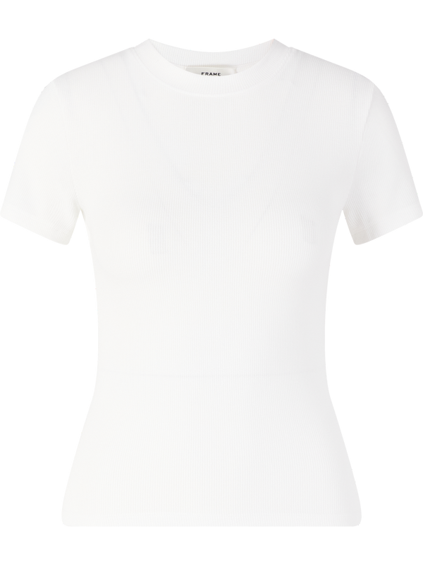 T-Shirt 'The Rib Baby Tee' Weiß