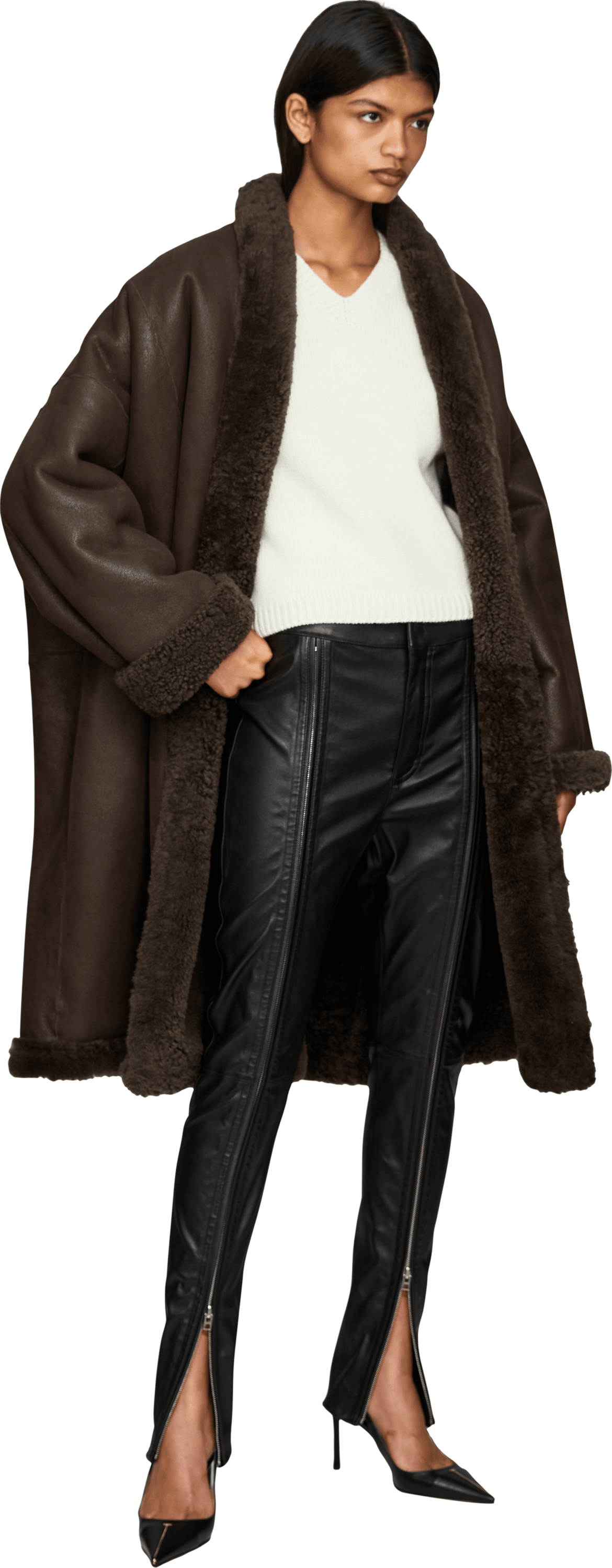 Tom Ford Woll-Cashmere-Pullover mit V-Ausschnitt Crème – UNGER.DE