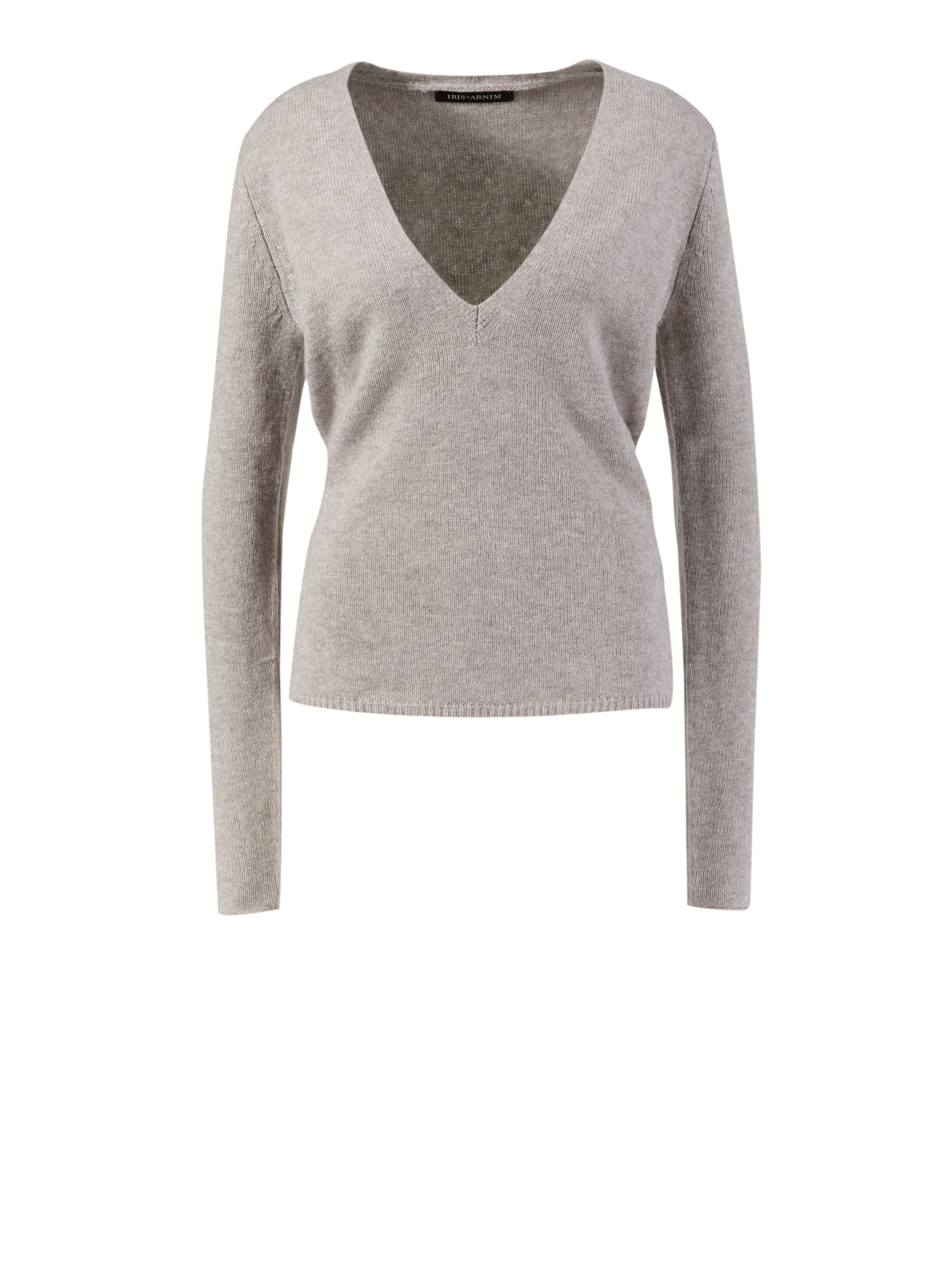 Cashmere-Seidenpullover 'Suzette' Grège