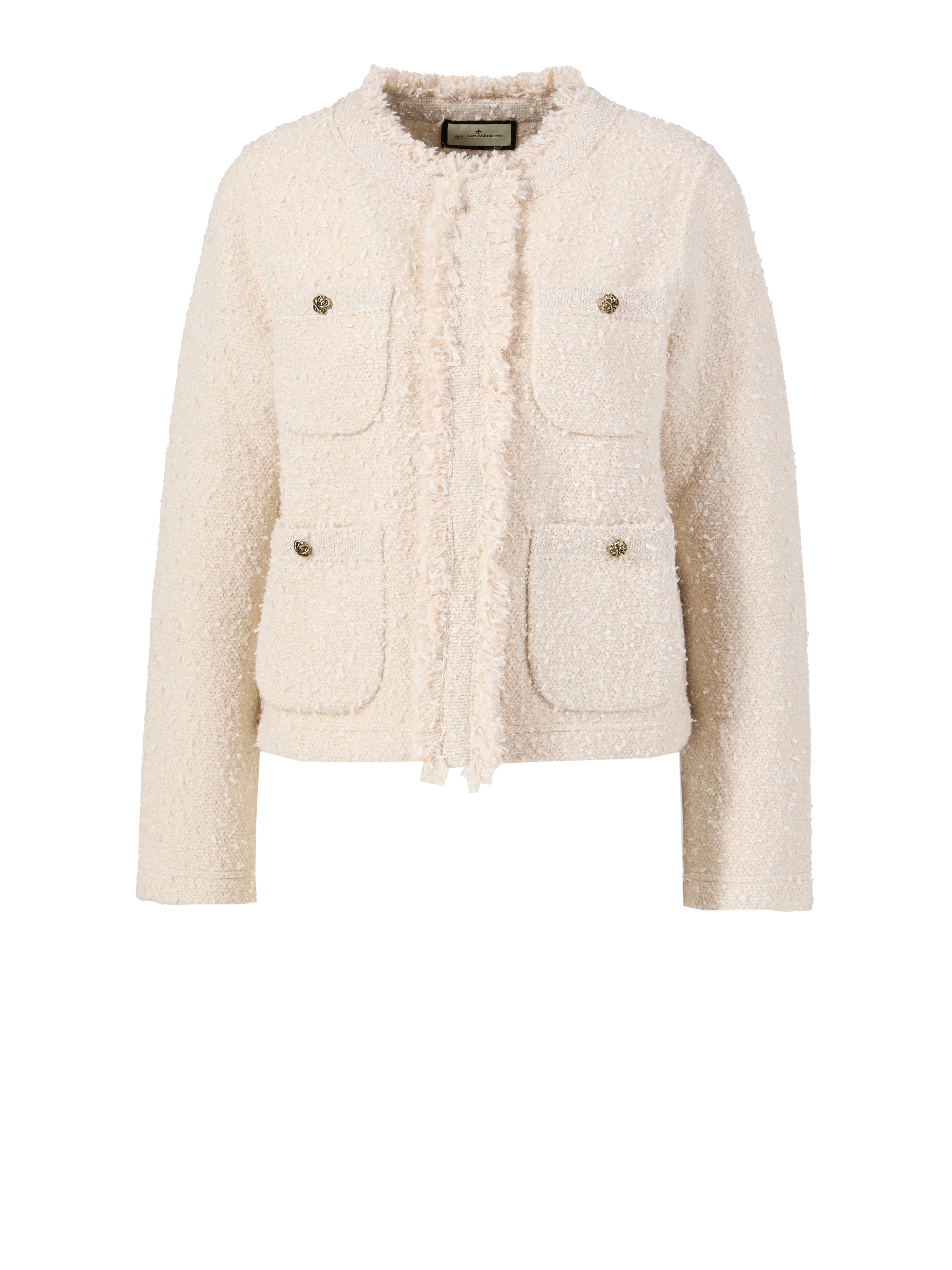 Strickjacke Crème