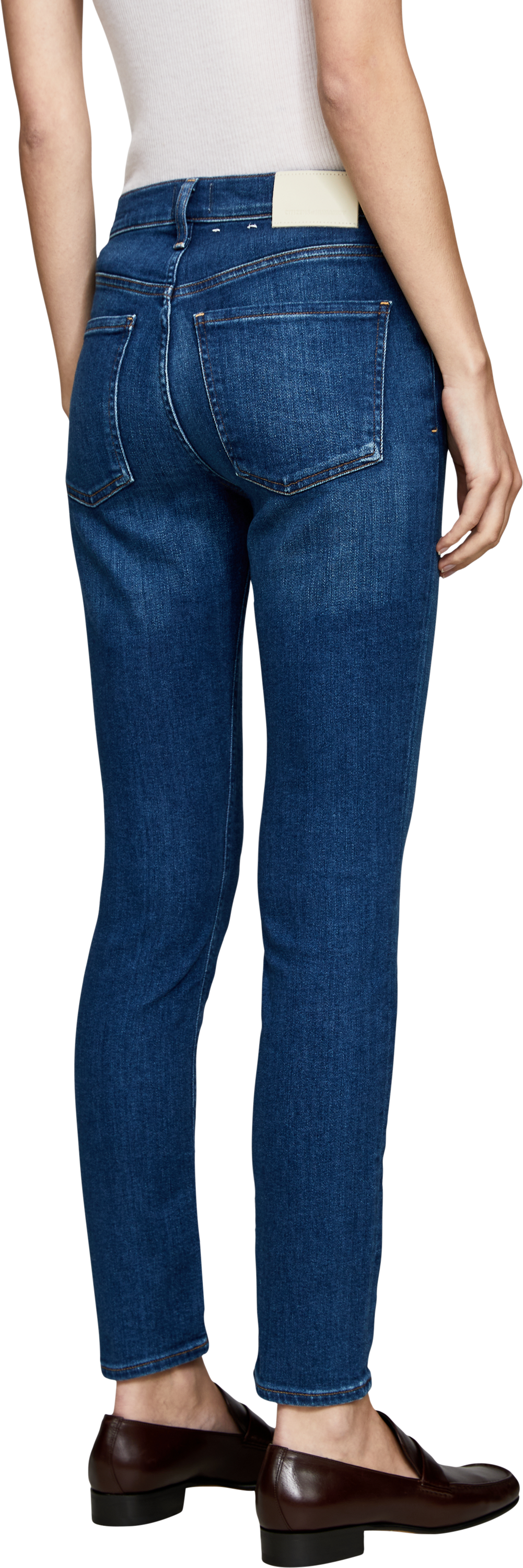 Citizens of Humanity Skinny-Jeans 'Sloane' Blau, Rückansicht – UNGER.DE