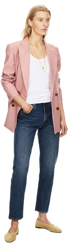 Leinenblazer 'Midday Sun Everyday' Rosé