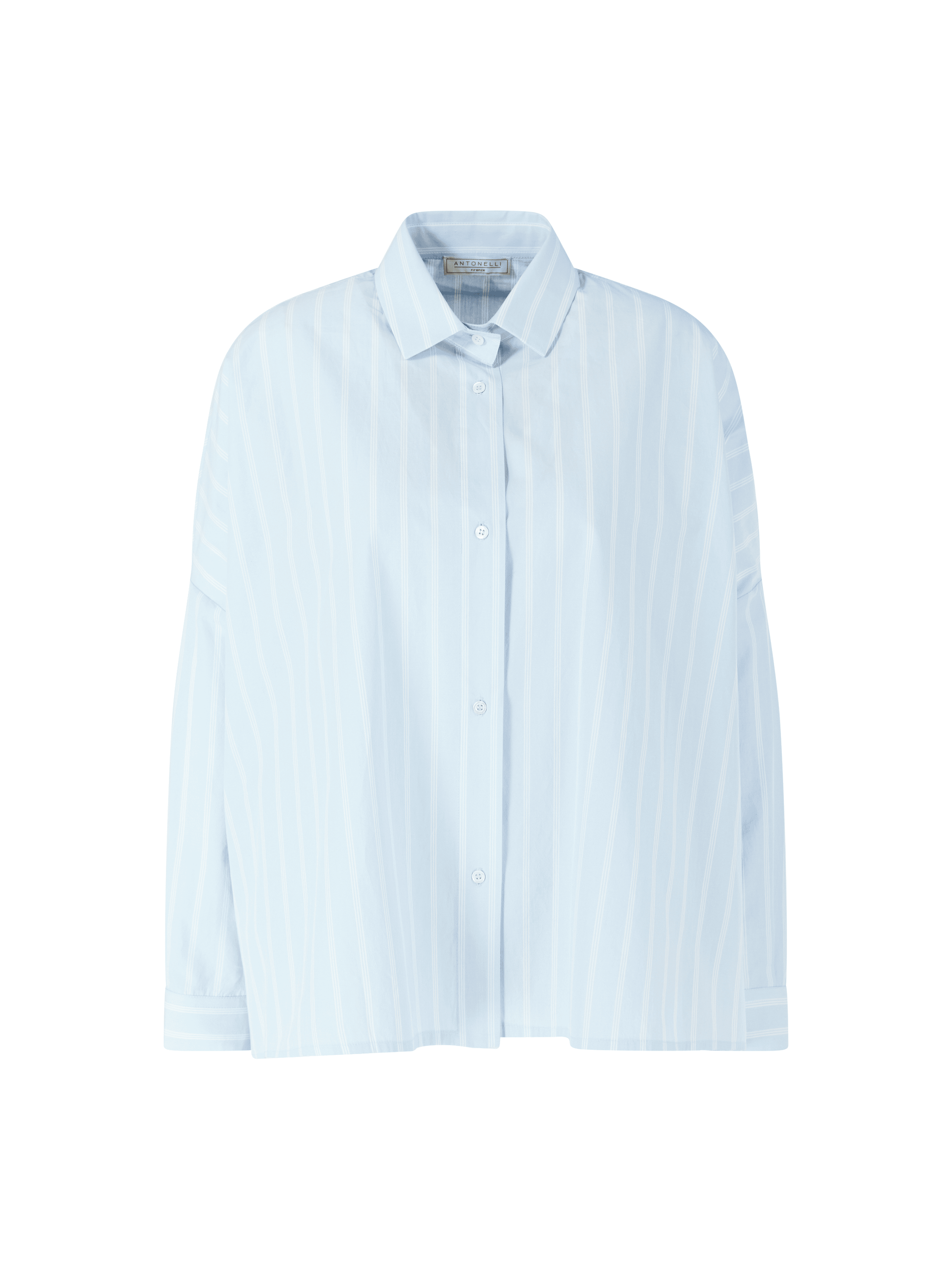 Gestreifte Bluse 'Clarissa' Hellblau