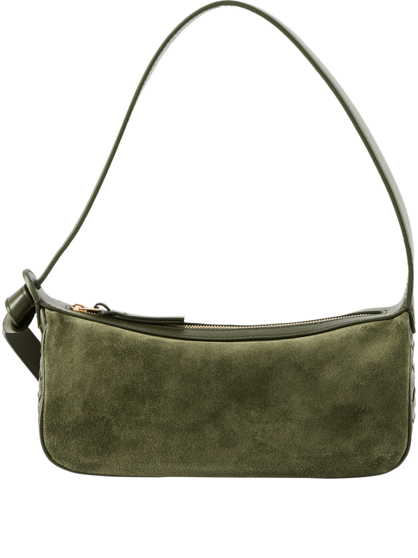Schultertasche 'Nodo' Green Tweed