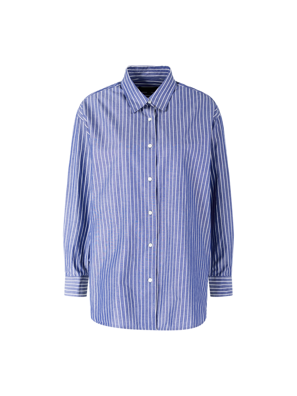 Gestreiftes Hemd 'Yorke' Blau