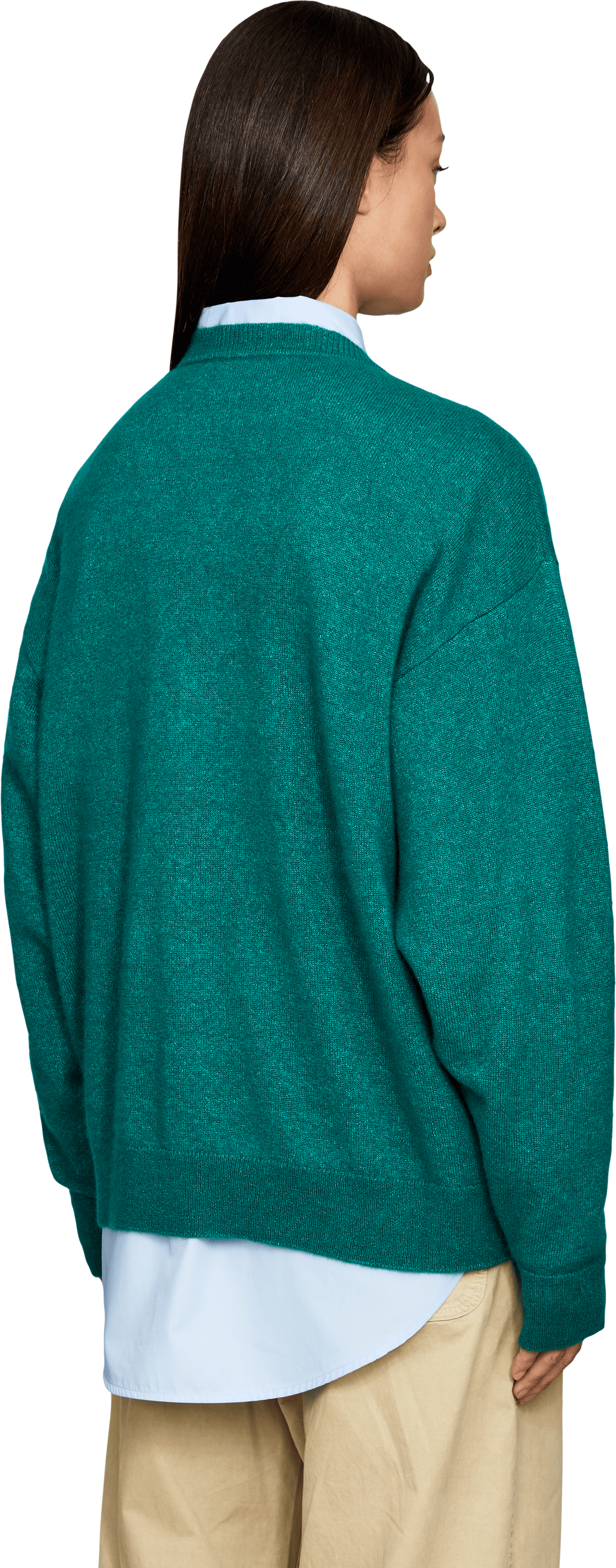 Iris von Arnim Cashmere-Seidenpullover 'KALENA 50' Mela, Rückansicht – UNGER.DE