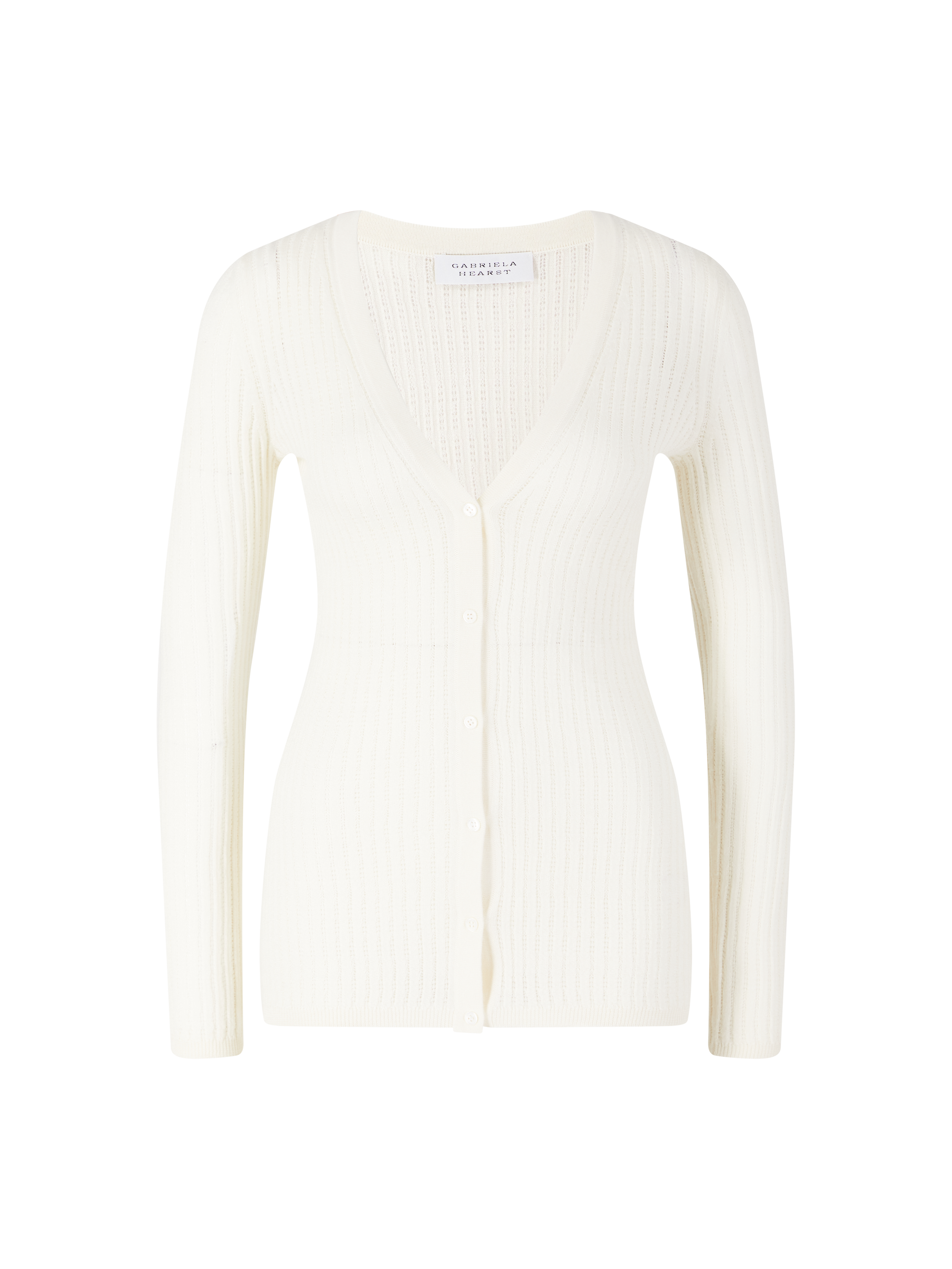 Cashmere-Seidenstrickjacke 'Emma' Crème