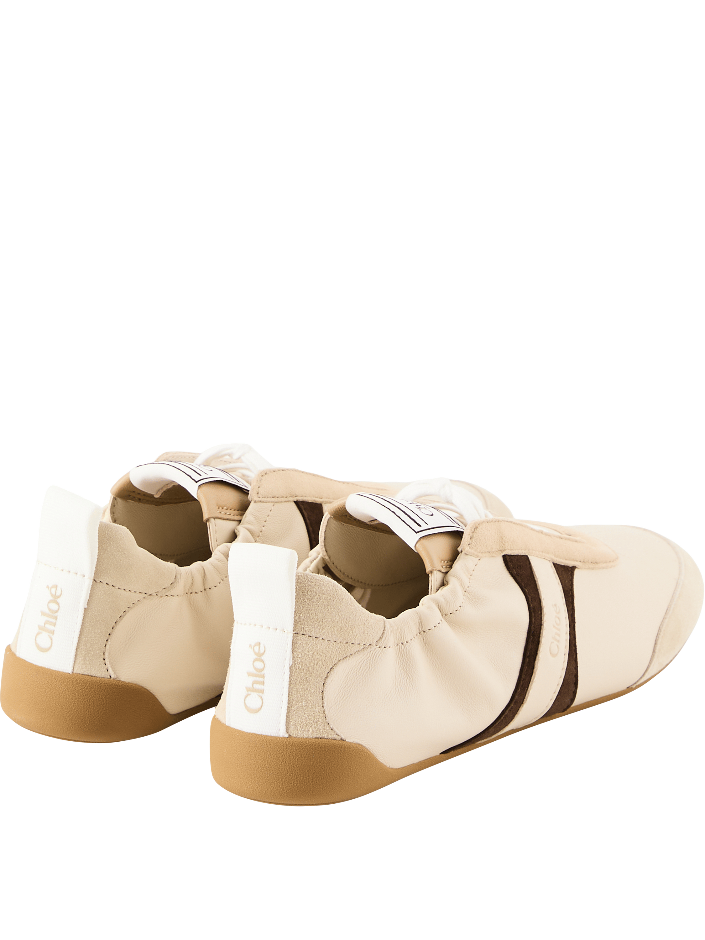 Chloé Sneaker 'Kick' Beige, Detailansicht – UNGER.DE