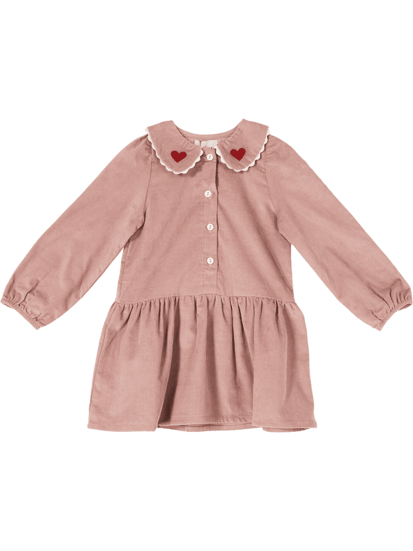 Cordkleid 'Géraldine' Rosé