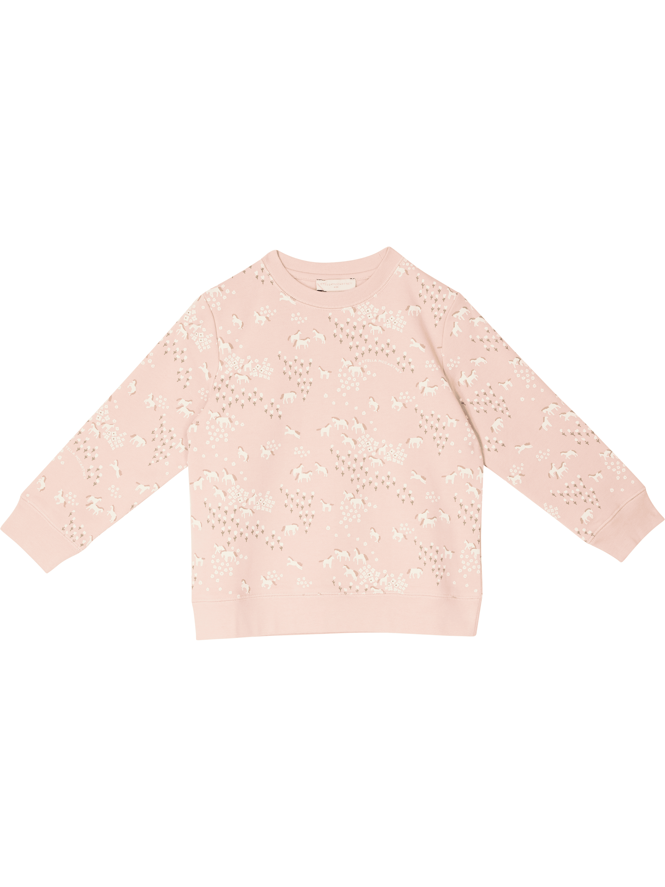 Stella McCartney Kids Sweatshirt mit Pferdemotiven Rosé, Produktansicht – UNGER.DE