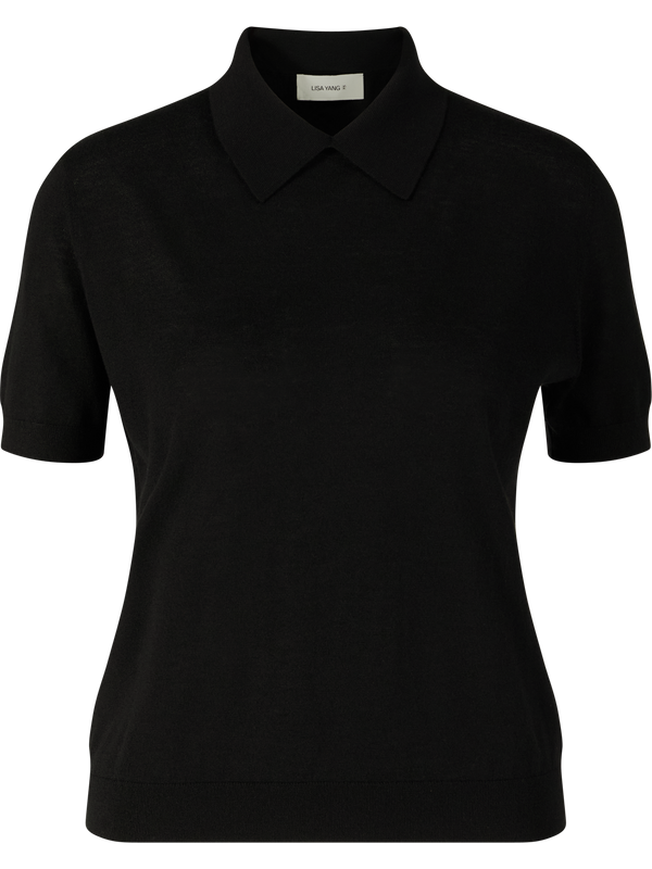 Cashmere-Polopullover 'Naara' Black