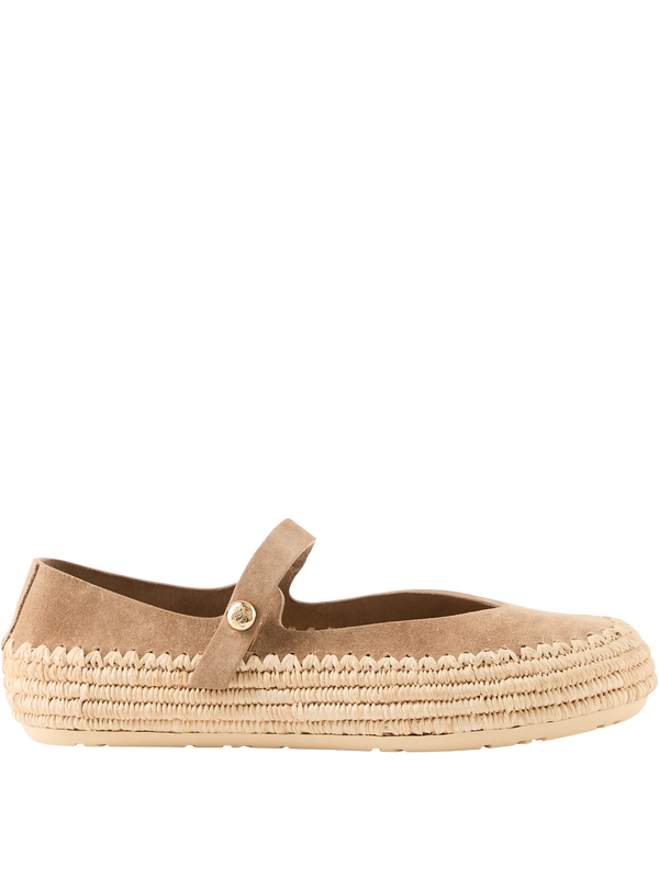 'Rio Mary Jane' Loafers – Dark Beige