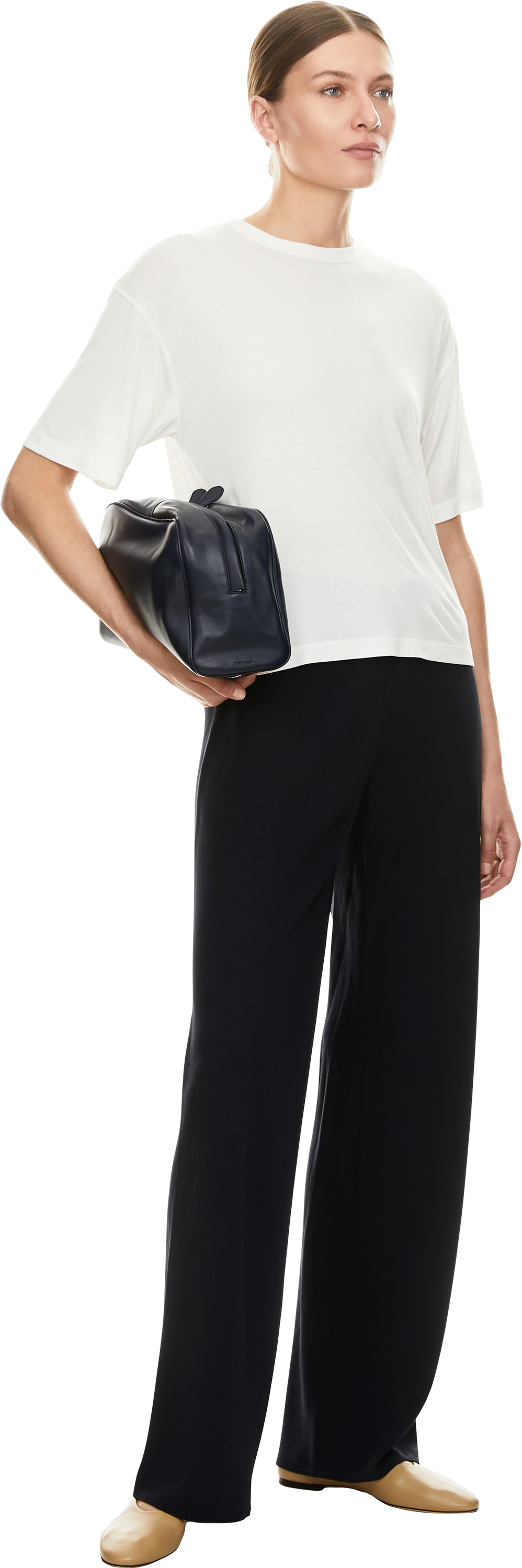 Vince Lockeres T-Shirt Crème – UNGER.DE