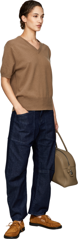 Cashmere-Pullover 'n°490 Martina' Chai