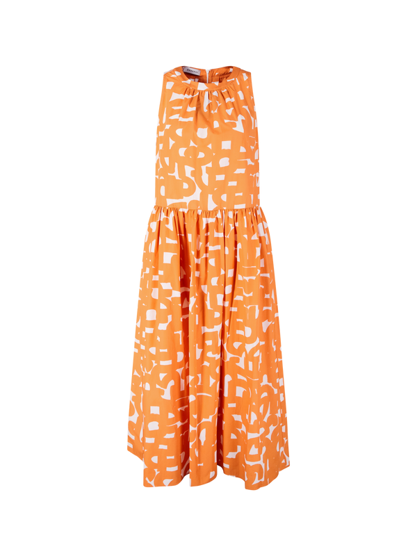 Midikleid Orange